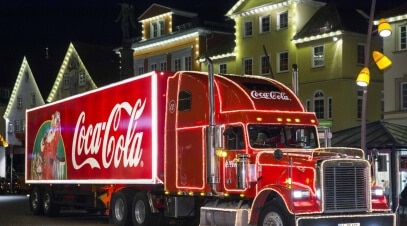 Camiones de Coca-Cola