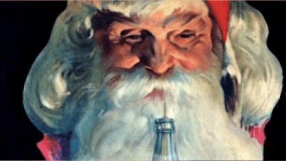 Santa Claus de Coca-Cola en 1920