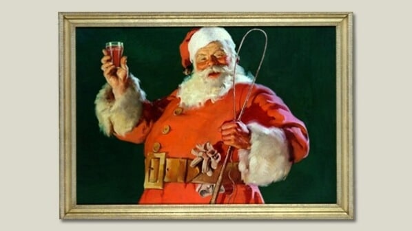 Los primeros diseños de Santa Claus para Coca-Cola